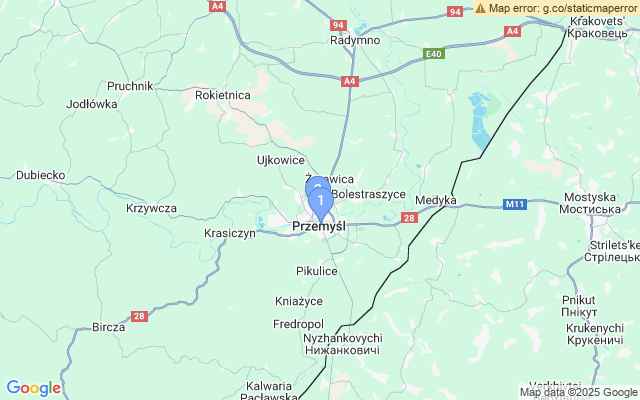Карта транспортних вузлів Przemyśl