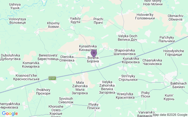 Автовокзалы города Борзна