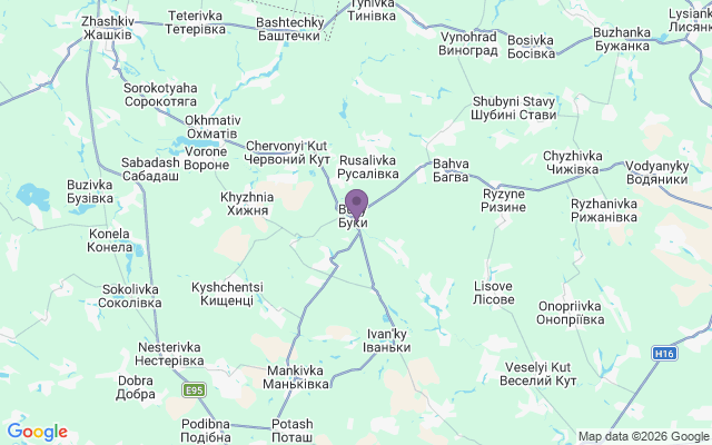 Автовокзалы города Буки