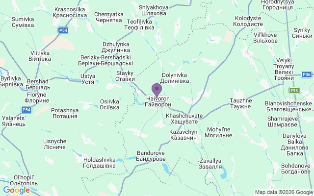 Автовокзалы города Гайворон