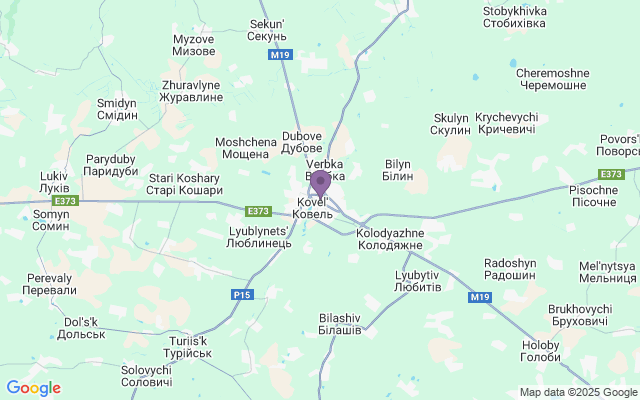 Автовокзали міста Ковель