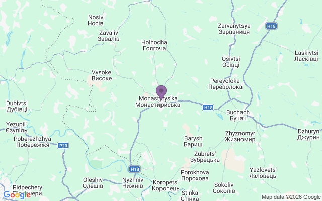 Автовокзали міста Монастириська