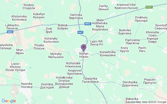 Автовокзали міста Ніжин