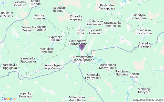 Автовокзалы города Новомиргород