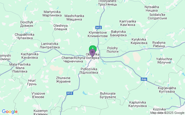 Автовокзали міста Охтирка