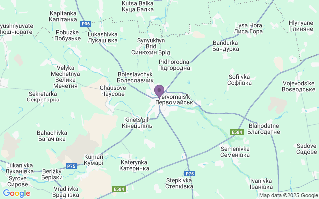 Автовокзали міста Первомайськ