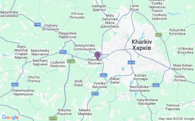 Автовокзалы города Песочин