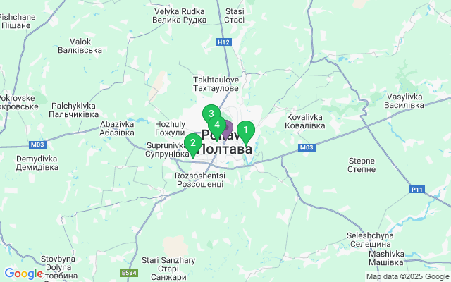 Автовокзали міста Полтава