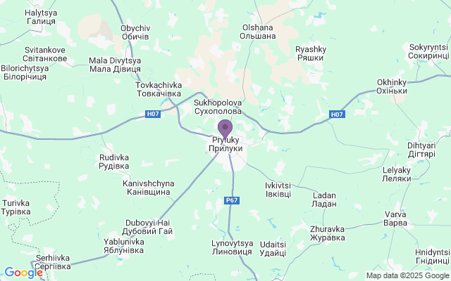 Автовокзали міста Прилуки