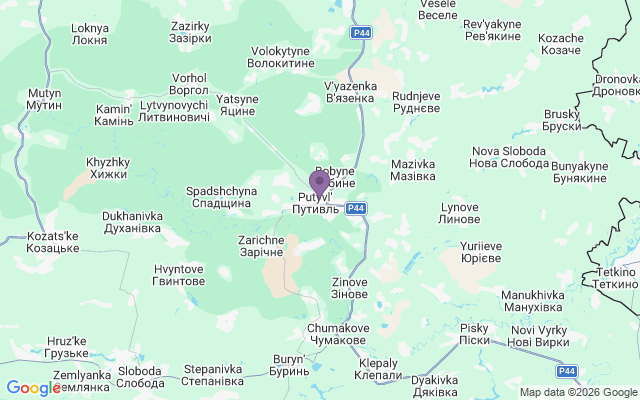 Автовокзали міста Путивль