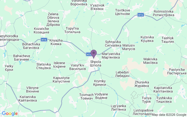 Автовокзали міста Шпола