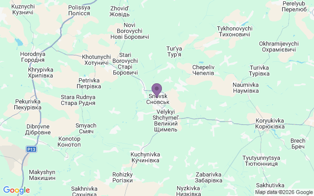 Автовокзалы города Сновск