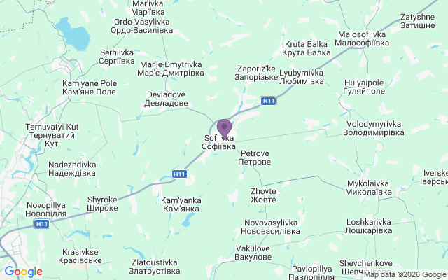 Автовокзалы города Софиевка