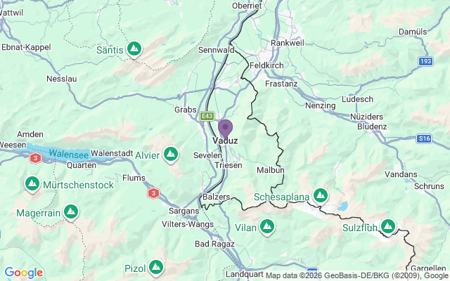 Автовокзали міста Вадуц