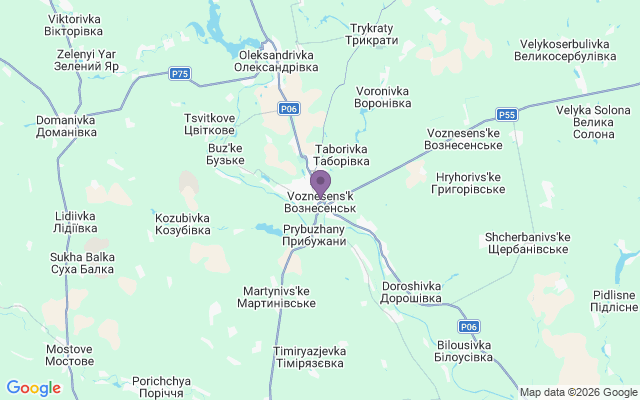 Автовокзали міста Вознесенськ