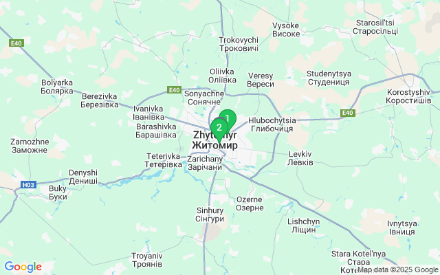 Автовокзалы города Житомир