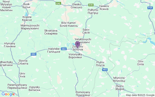 Автовокзали міста Золочів