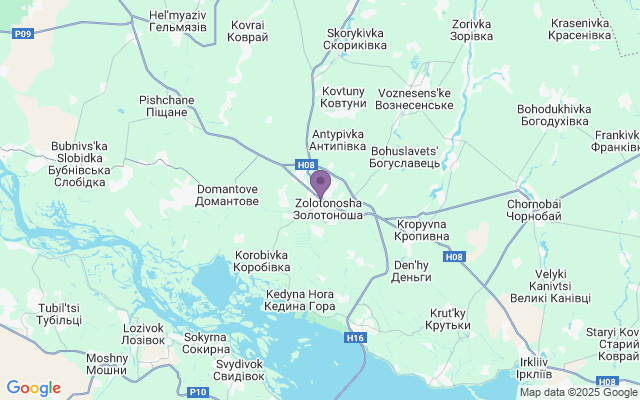 Автовокзалы города Золотоноша