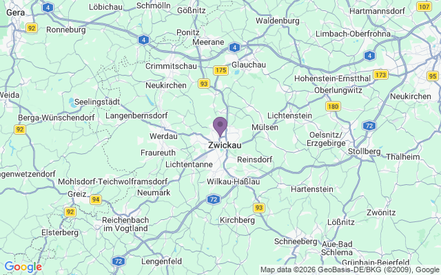 Автовокзали міста Цвікау